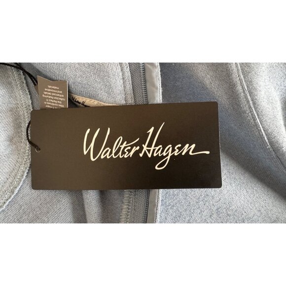Walter Hagen Small Mens Golf Midweight 1/4 Zip Pullover Grey Sky Heather NWT - Picture 10 of 14